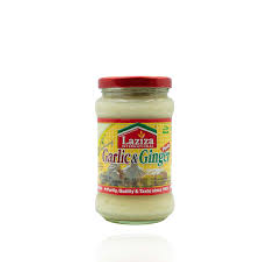 LAZIZ GINGER N GARLIC MIX PASTE 330G